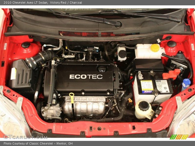 Victory Red / Charcoal 2010 Chevrolet Aveo LT Sedan