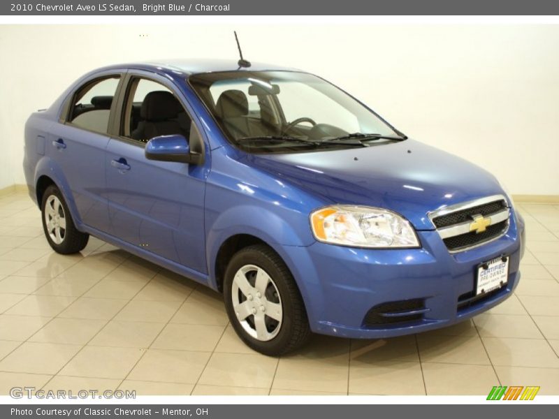 Bright Blue / Charcoal 2010 Chevrolet Aveo LS Sedan