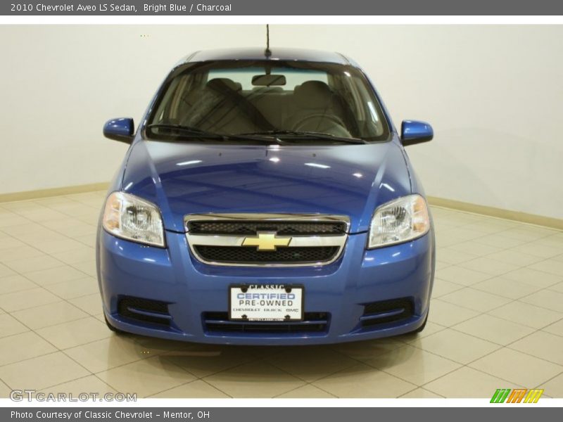 Bright Blue / Charcoal 2010 Chevrolet Aveo LS Sedan