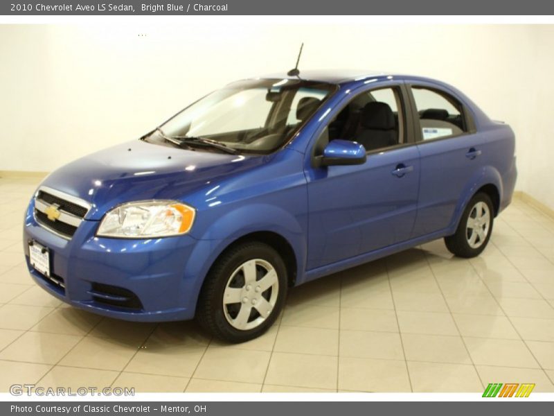 Bright Blue / Charcoal 2010 Chevrolet Aveo LS Sedan