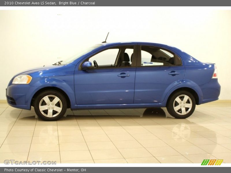 Bright Blue / Charcoal 2010 Chevrolet Aveo LS Sedan