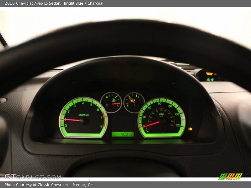 Bright Blue / Charcoal 2010 Chevrolet Aveo LS Sedan
