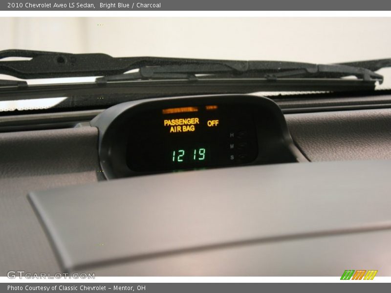 Bright Blue / Charcoal 2010 Chevrolet Aveo LS Sedan