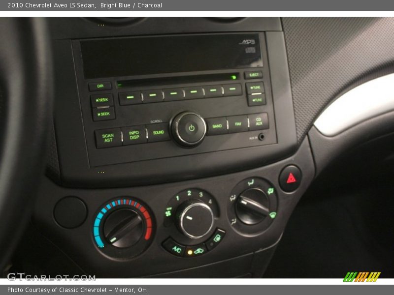 Bright Blue / Charcoal 2010 Chevrolet Aveo LS Sedan