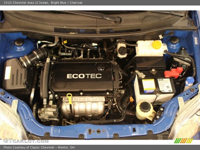 Bright Blue / Charcoal 2010 Chevrolet Aveo LS Sedan