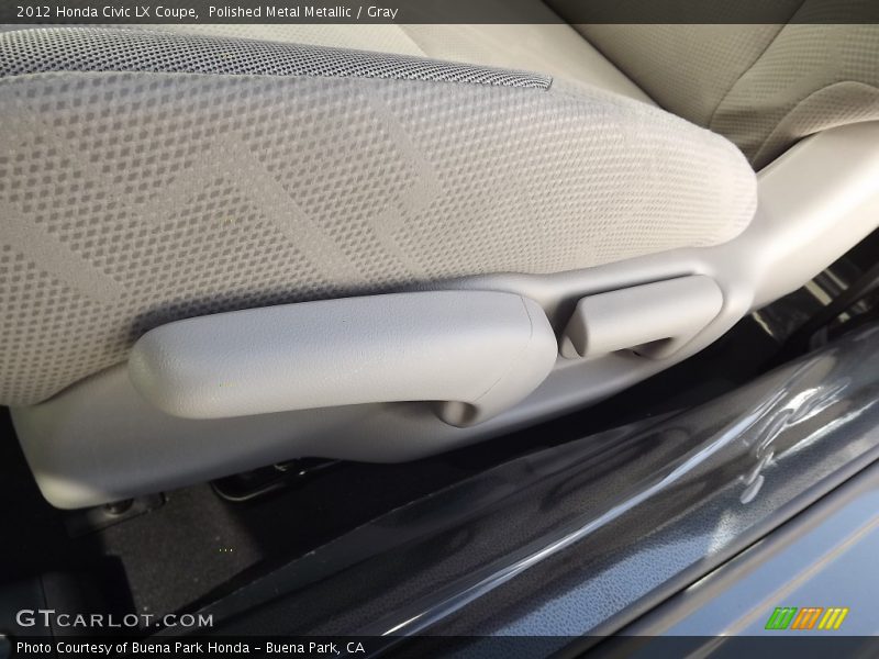 Polished Metal Metallic / Gray 2012 Honda Civic LX Coupe