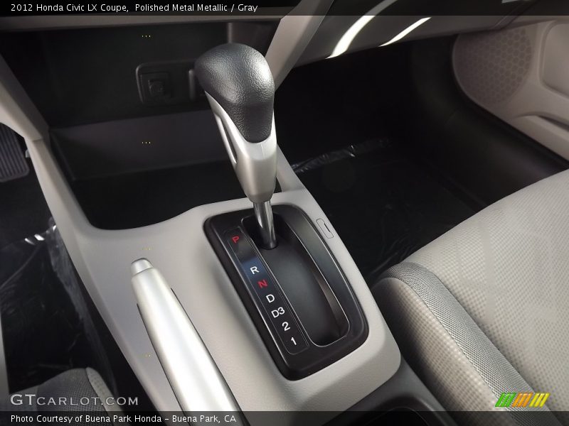 Polished Metal Metallic / Gray 2012 Honda Civic LX Coupe