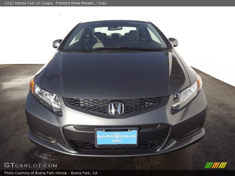 Polished Metal Metallic / Gray 2012 Honda Civic LX Coupe