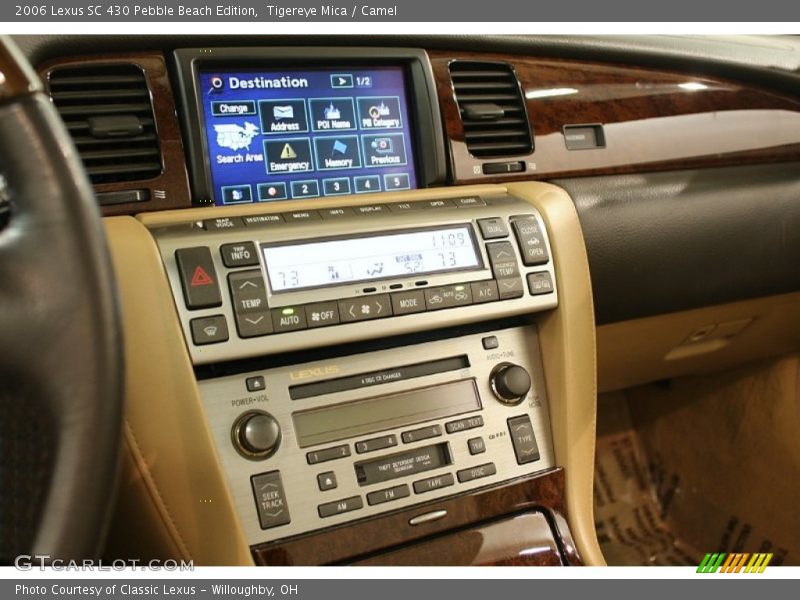 Controls of 2006 SC 430 Pebble Beach Edition