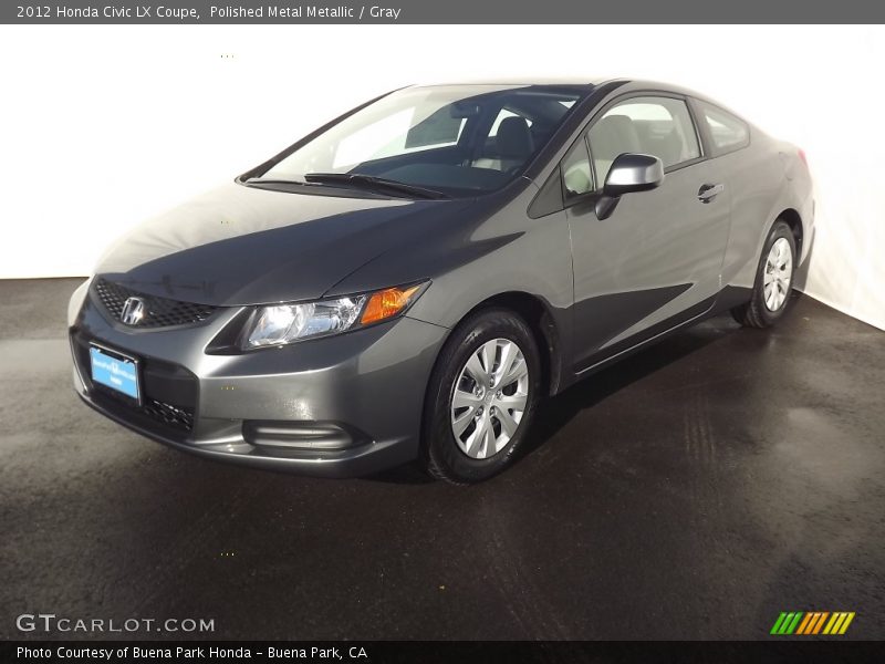 Polished Metal Metallic / Gray 2012 Honda Civic LX Coupe