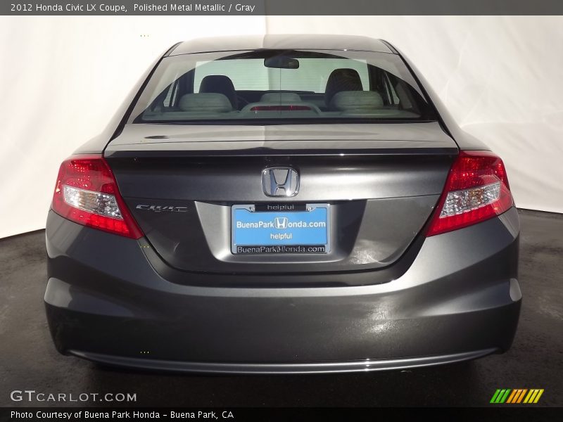 Polished Metal Metallic / Gray 2012 Honda Civic LX Coupe