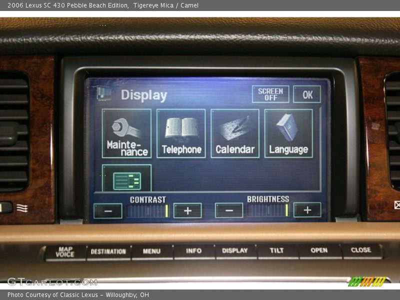 Tigereye Mica / Camel 2006 Lexus SC 430 Pebble Beach Edition