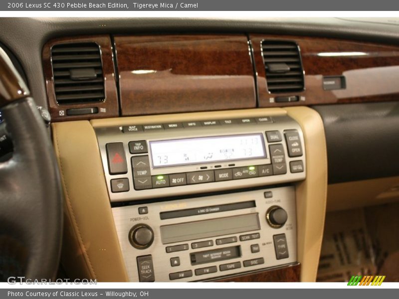 Controls of 2006 SC 430 Pebble Beach Edition
