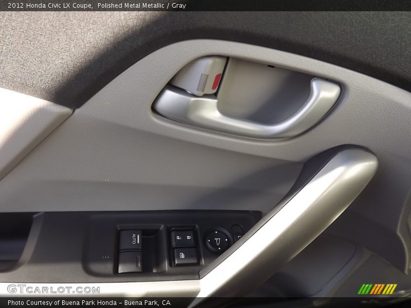 Polished Metal Metallic / Gray 2012 Honda Civic LX Coupe