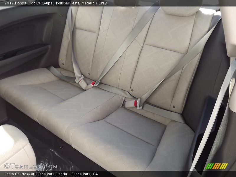 Polished Metal Metallic / Gray 2012 Honda Civic LX Coupe