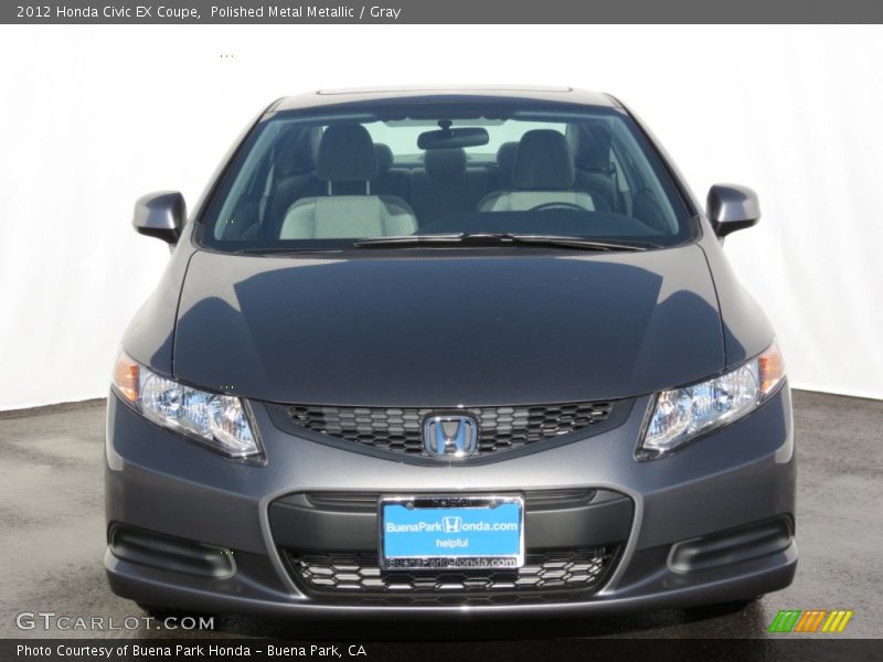 Polished Metal Metallic / Gray 2012 Honda Civic EX Coupe