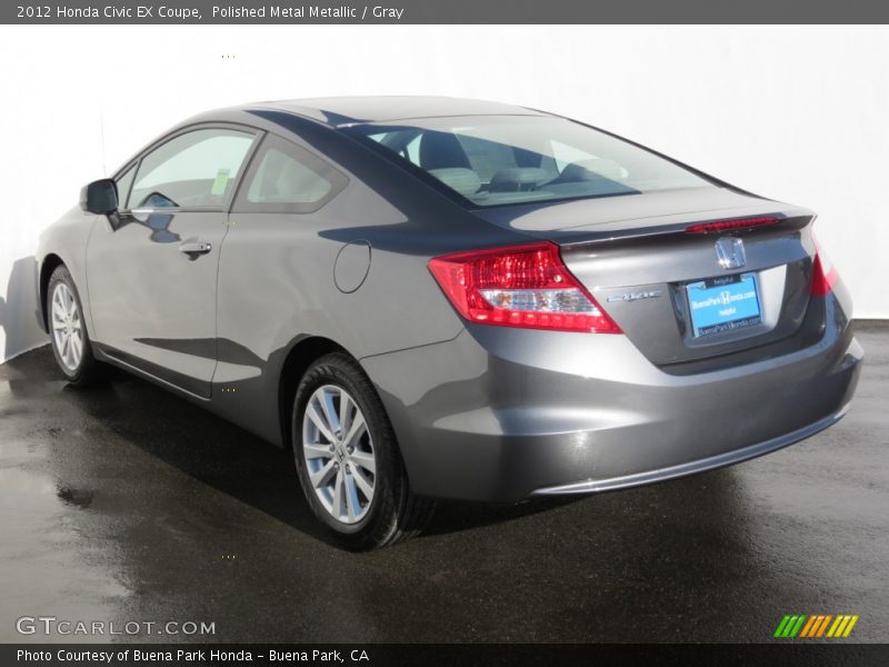 Polished Metal Metallic / Gray 2012 Honda Civic EX Coupe