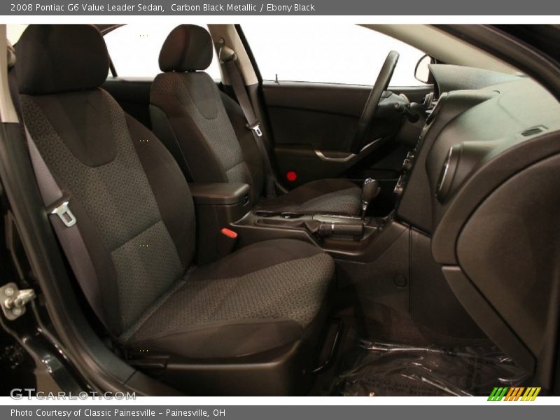Carbon Black Metallic / Ebony Black 2008 Pontiac G6 Value Leader Sedan