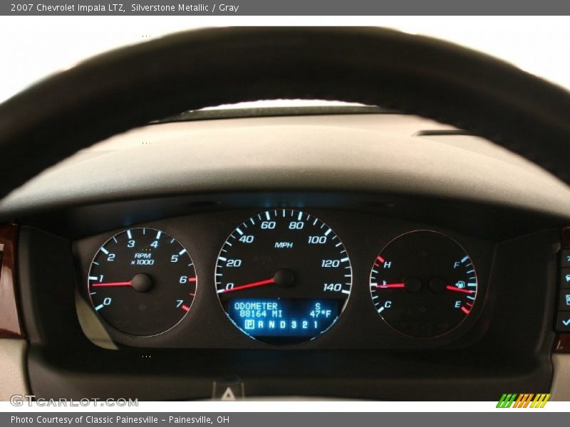 Silverstone Metallic / Gray 2007 Chevrolet Impala LTZ