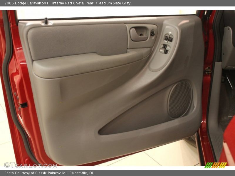 Inferno Red Crystal Pearl / Medium Slate Gray 2006 Dodge Caravan SXT