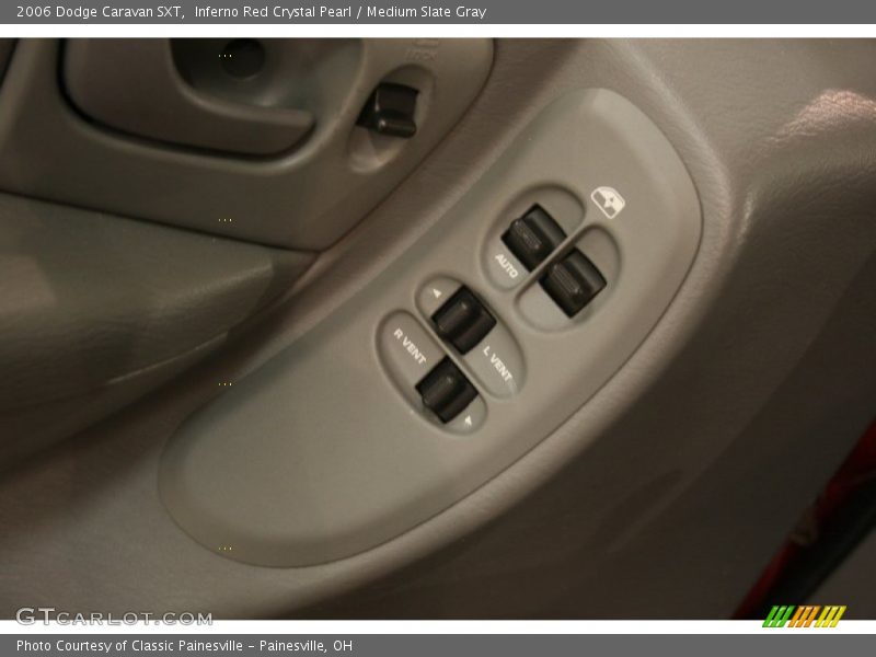 Inferno Red Crystal Pearl / Medium Slate Gray 2006 Dodge Caravan SXT