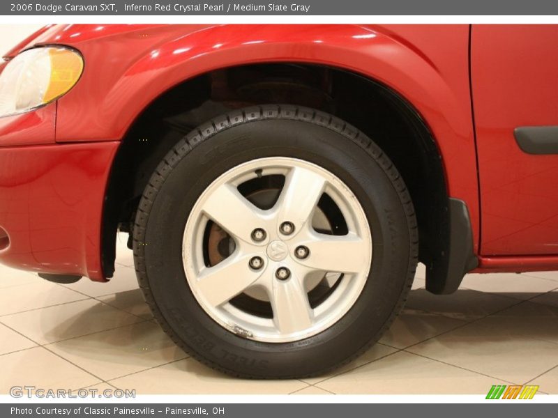 Inferno Red Crystal Pearl / Medium Slate Gray 2006 Dodge Caravan SXT