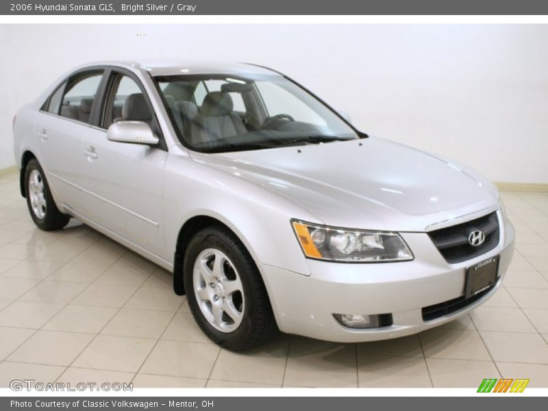 Bright Silver / Gray 2006 Hyundai Sonata GLS