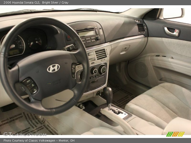 Bright Silver / Gray 2006 Hyundai Sonata GLS