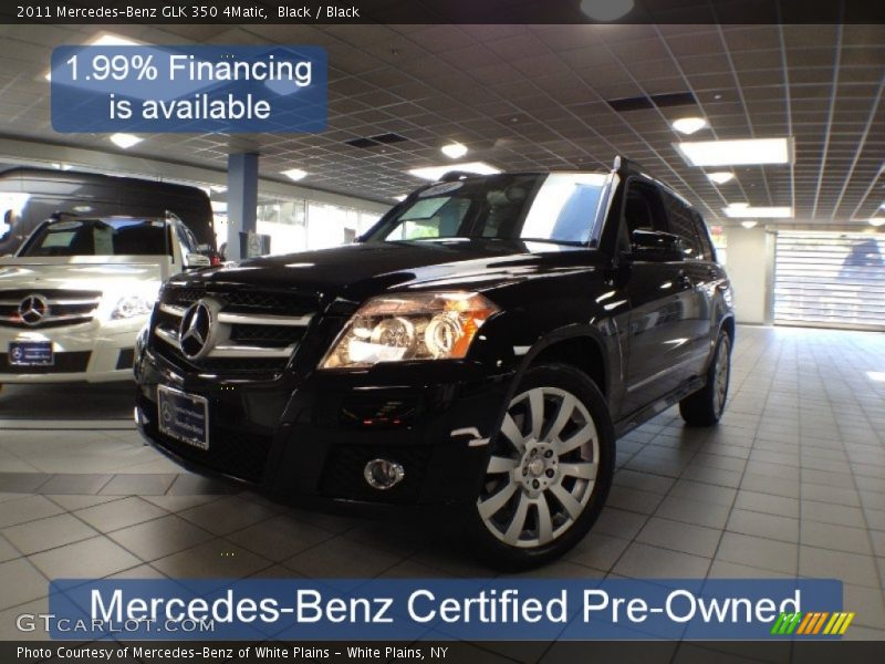 Black / Black 2011 Mercedes-Benz GLK 350 4Matic