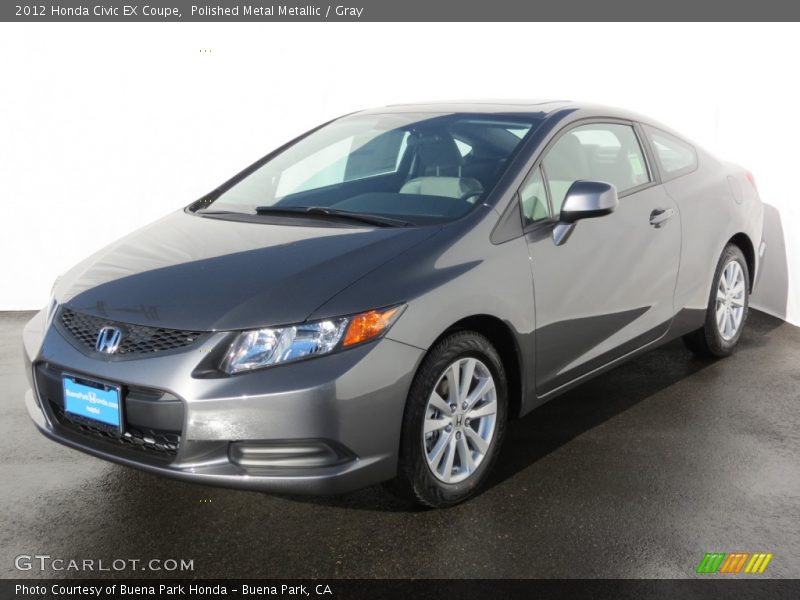 Polished Metal Metallic / Gray 2012 Honda Civic EX Coupe