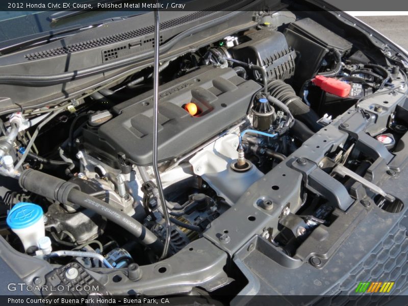 Polished Metal Metallic / Gray 2012 Honda Civic EX Coupe