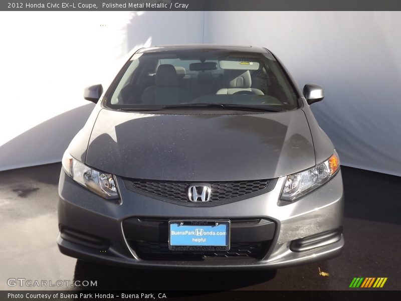 Polished Metal Metallic / Gray 2012 Honda Civic EX-L Coupe