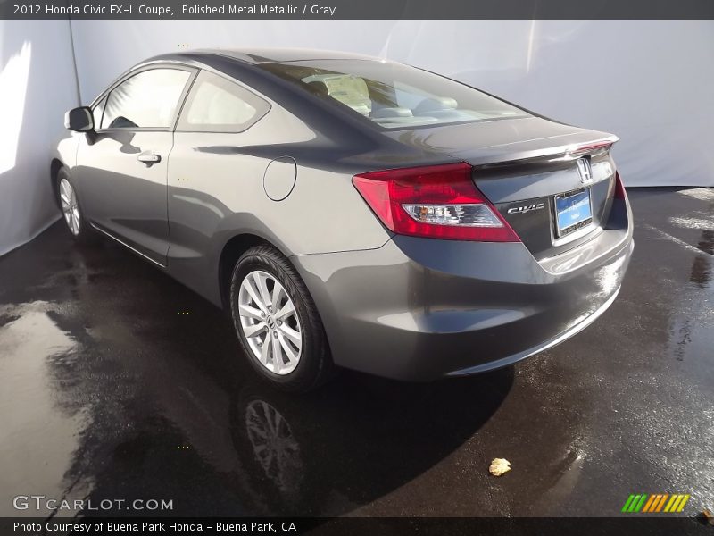 Polished Metal Metallic / Gray 2012 Honda Civic EX-L Coupe