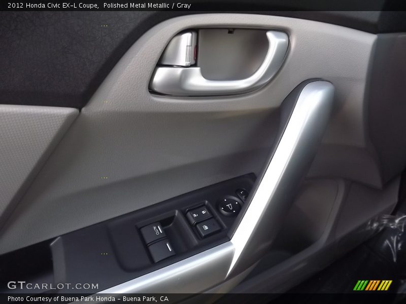 Polished Metal Metallic / Gray 2012 Honda Civic EX-L Coupe