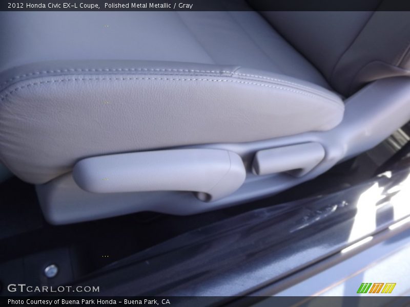 Polished Metal Metallic / Gray 2012 Honda Civic EX-L Coupe