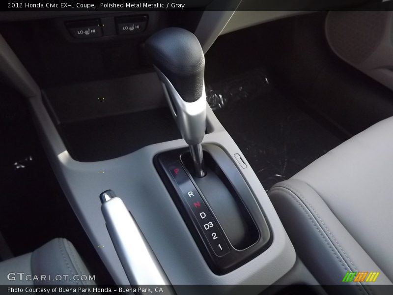 Polished Metal Metallic / Gray 2012 Honda Civic EX-L Coupe