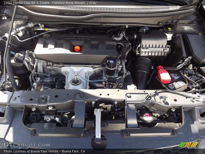 Polished Metal Metallic / Gray 2012 Honda Civic EX-L Coupe