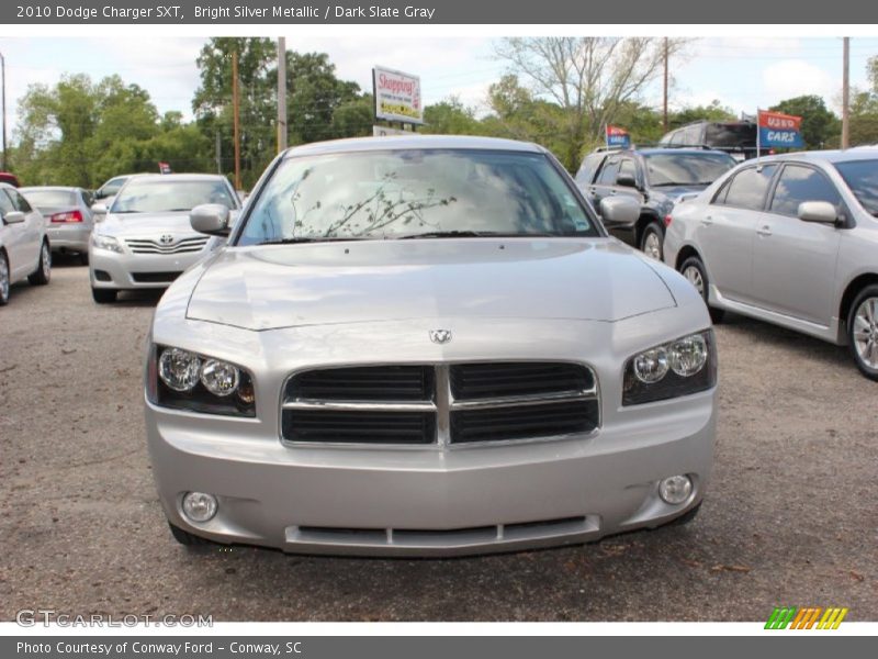 Bright Silver Metallic / Dark Slate Gray 2010 Dodge Charger SXT