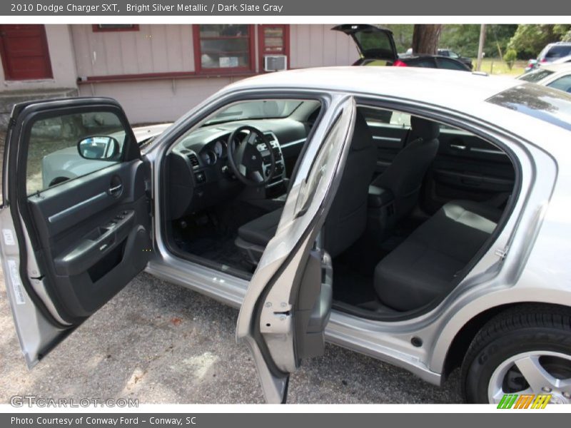 Bright Silver Metallic / Dark Slate Gray 2010 Dodge Charger SXT