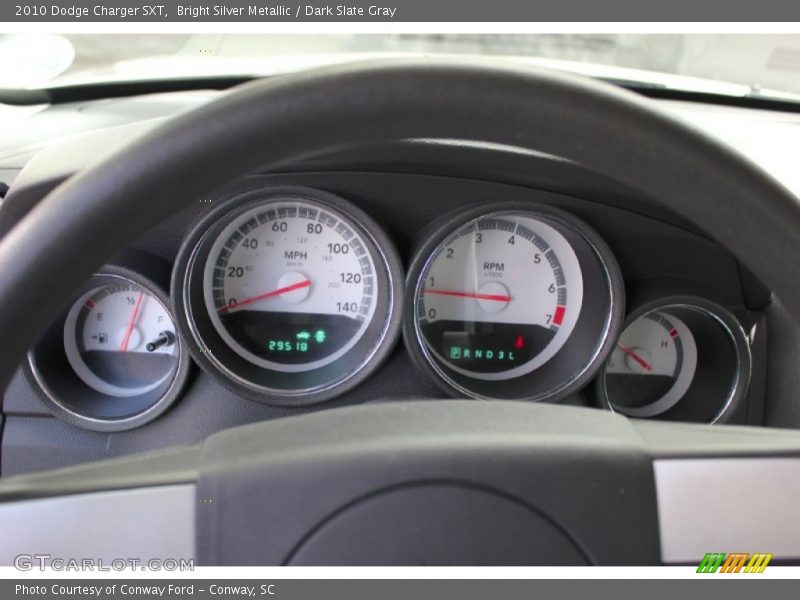 Bright Silver Metallic / Dark Slate Gray 2010 Dodge Charger SXT