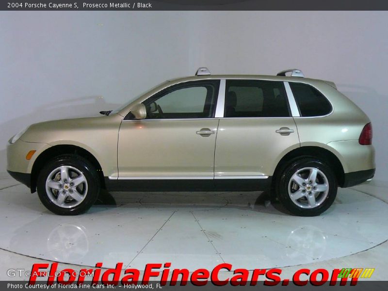 Prosecco Metallic / Black 2004 Porsche Cayenne S