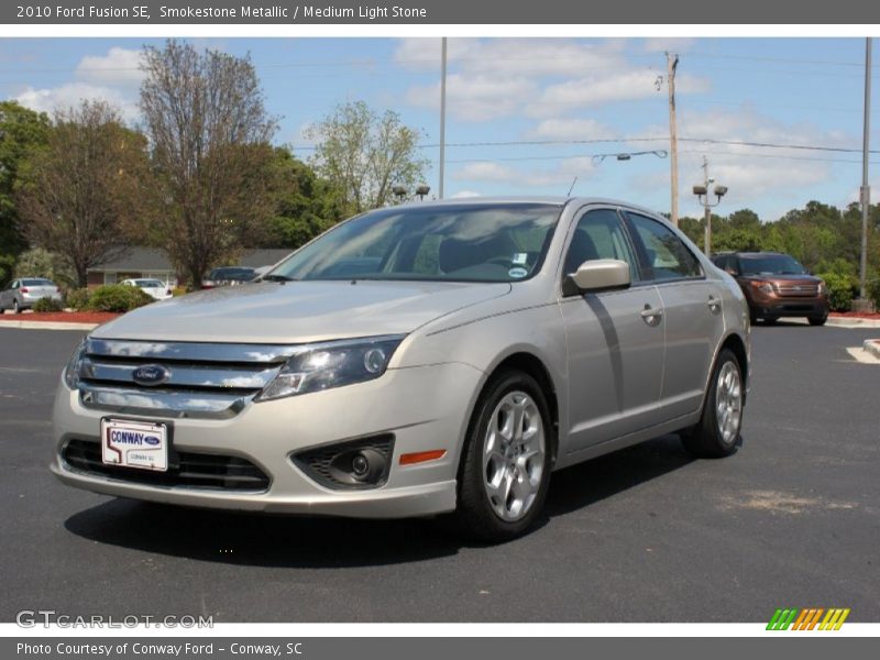 Smokestone Metallic / Medium Light Stone 2010 Ford Fusion SE