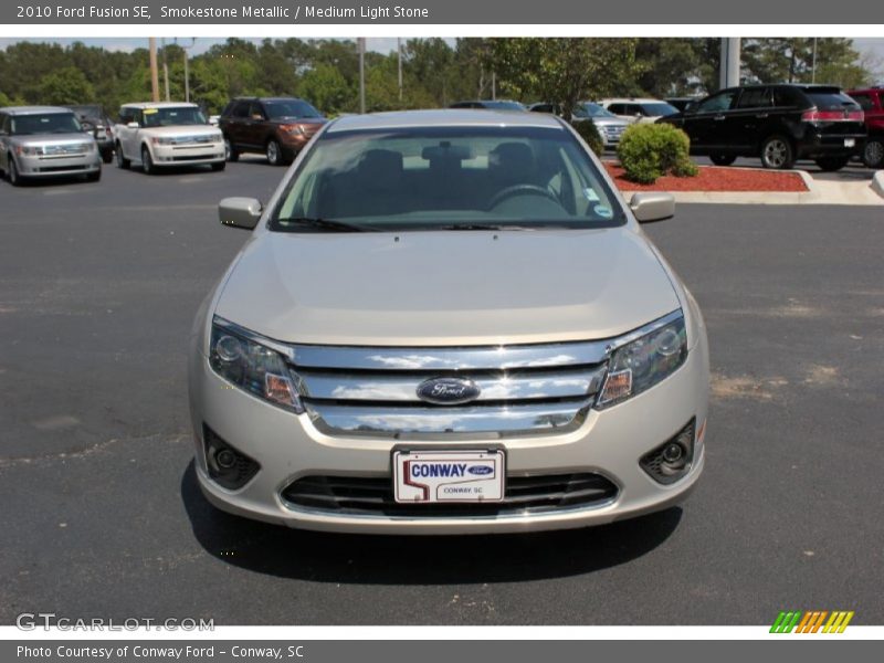 Smokestone Metallic / Medium Light Stone 2010 Ford Fusion SE