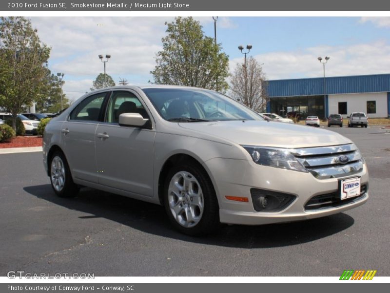 Smokestone Metallic / Medium Light Stone 2010 Ford Fusion SE