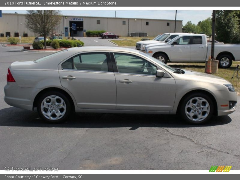 Smokestone Metallic / Medium Light Stone 2010 Ford Fusion SE