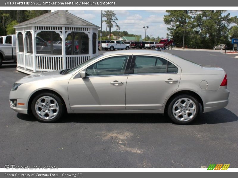 Smokestone Metallic / Medium Light Stone 2010 Ford Fusion SE