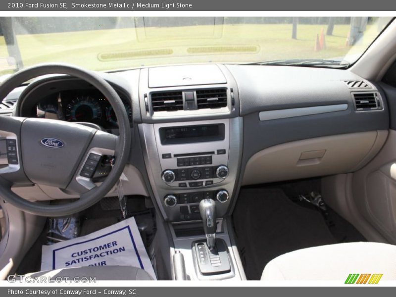 Smokestone Metallic / Medium Light Stone 2010 Ford Fusion SE
