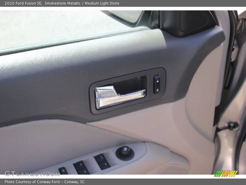 Smokestone Metallic / Medium Light Stone 2010 Ford Fusion SE