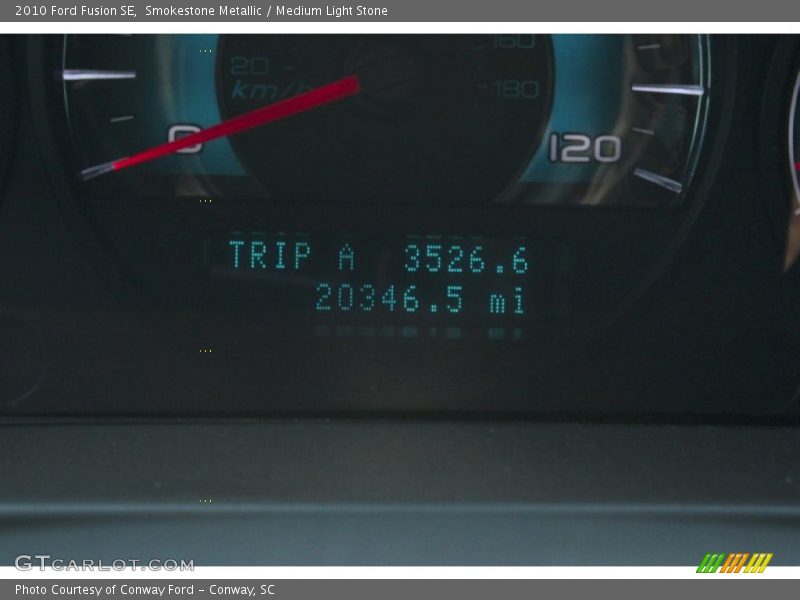Smokestone Metallic / Medium Light Stone 2010 Ford Fusion SE