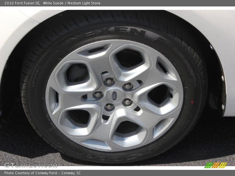 White Suede / Medium Light Stone 2010 Ford Fusion SE